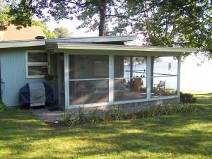 Cottage from lawn